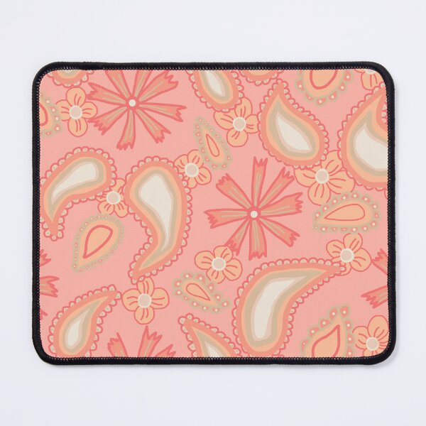 Item preview, Paisley Flower Peach designed and sold by RepeatCandy.
