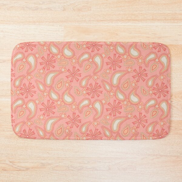 Item preview, Paisley Flower Peach designed and sold by RepeatCandy.