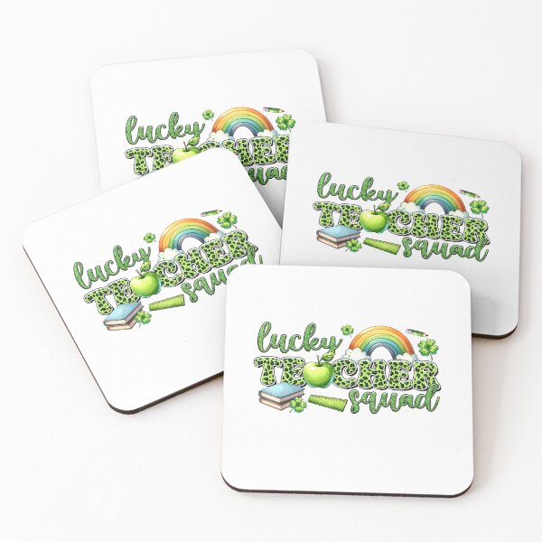 Item preview, Rainbow Design, Saint Patrick's Day Teacher, Teacher Appreciation, Shamrock, Women Teacher designed and sold by behindthefacts.