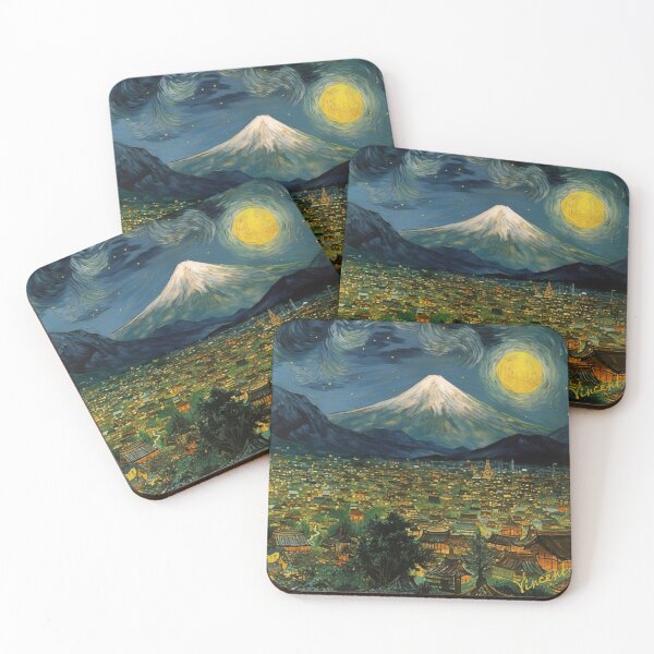Item preview, Tokyo Twilight Serenity - Van Gogh Tribute designed and sold by Obibobishop.