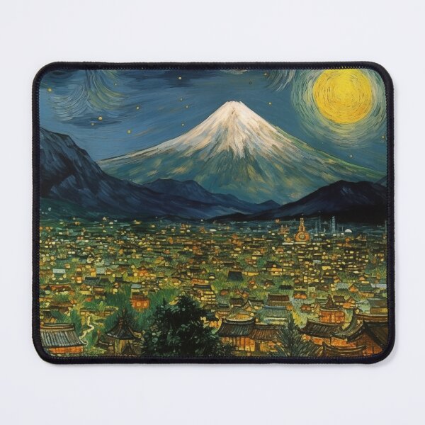 Item preview, Tokyo Twilight Serenity - Van Gogh Tribute designed and sold by Obibobishop.