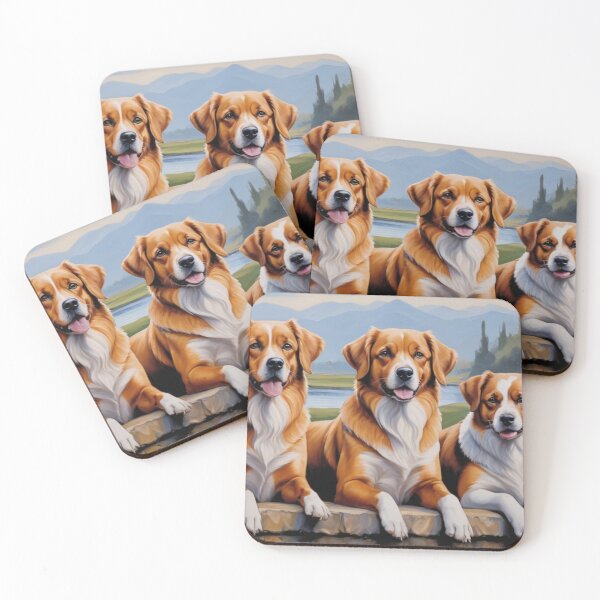 Item preview, Looking into the future: three dogs with common goals designed and sold by Wendy West.