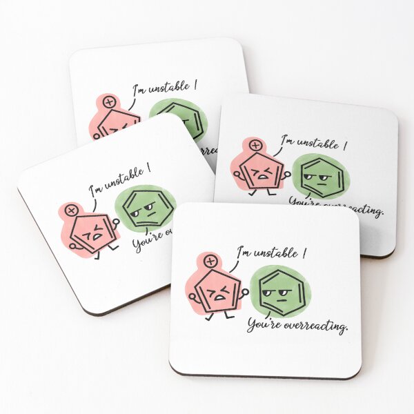 Item preview, You're Overreacting-Chemistry Puns designed and sold by ScienceCorner.