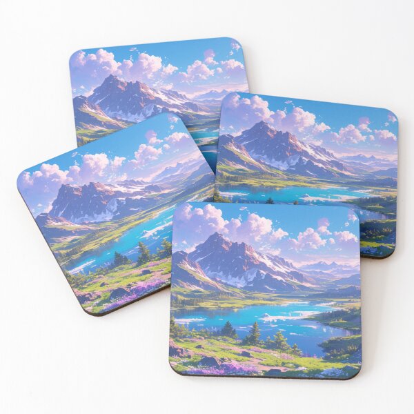 Item preview, Summer day in the mountain paradise designed and sold by PinkisCreations.