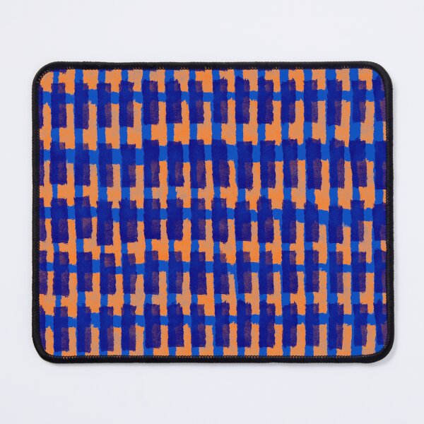 Item preview, Cobalt Blue and Orange, Brush Strokes, Geometric  designed and sold by OneThreeSix.