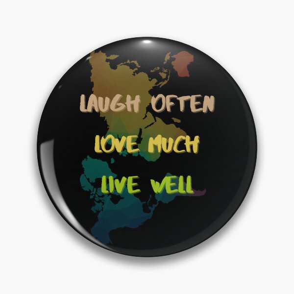 Item preview, "Celebrate International Day of Happiness with 'Laugh Often, Love Much, Live Well' Exclusive Tee" designed and sold by AI-volution.