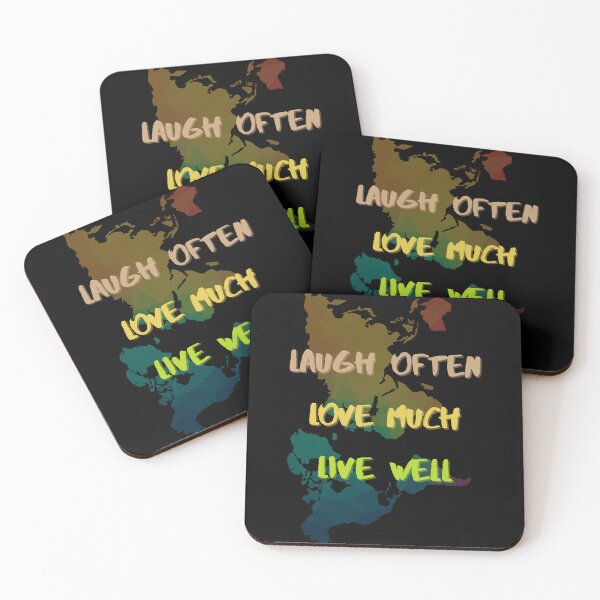 Item preview, "Celebrate International Day of Happiness with 'Laugh Often, Love Much, Live Well' Exclusive Tee" designed and sold by AI-volution.