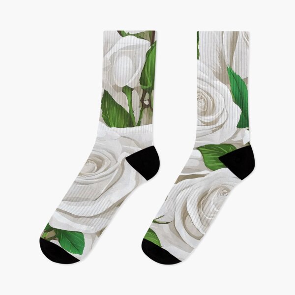 Item preview, Elegant White Roses Pattern designed and sold by Rostislav Bouda.