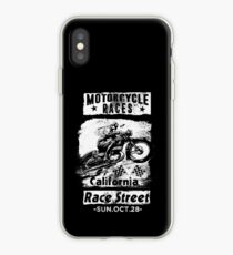 Motorcycle Races Biker T-Shirt iPhone Case
