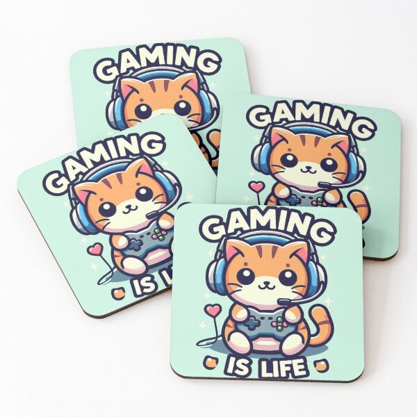 Item preview, Gaming is life designed and sold by Vkinsify.