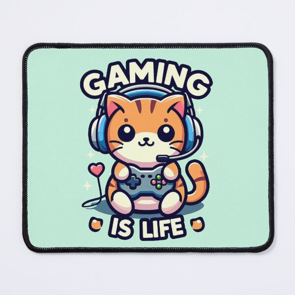 Item preview, Gaming is life designed and sold by Vkinsify.