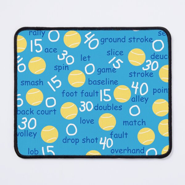 Item preview, Tennis Terms and Scores designed and sold by RepeatCandy.