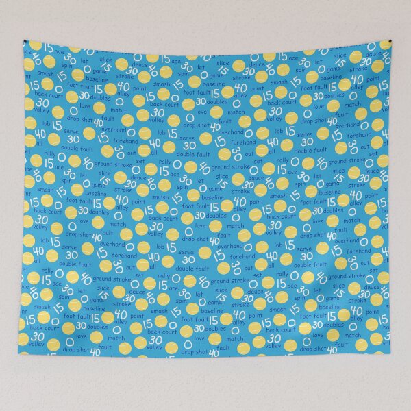 Item preview, Tennis Terms and Scores designed and sold by RepeatCandy.