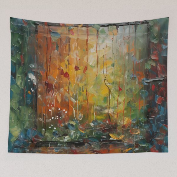 Item preview, colored rain outside the window  designed and sold by elegantpaterns.