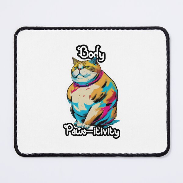 Item preview, Copy of Chubby Pawsitivity: Watercolor Cat Motivation designed and sold by MillennialVibe.