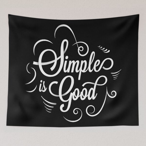 Item preview, SIMPLE IS GOOD designed and sold by nkmanju.