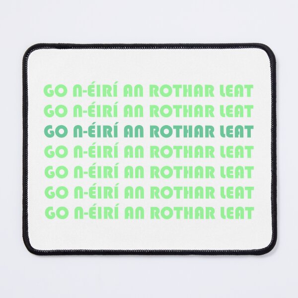 Item preview, Go N-Éirí An Rothar Leat: Repeated, Two Greens designed and sold by BReinbold.