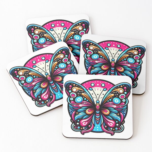Item preview, butterfly Funny animal  emblem  designed and sold by Expressions-Sel.
