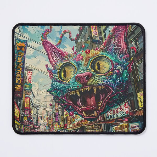 Item preview, Psychedelic Cats Art designed and sold by nomiraclehere.