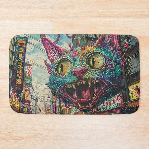 Item preview, Psychedelic Cats Art designed and sold by nomiraclehere.