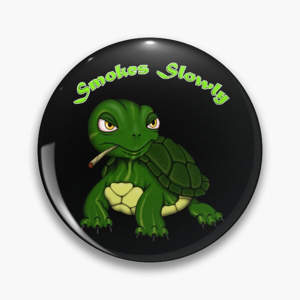 Item preview, Kinky turtle smoking a joint designed and sold by Luciusinfabula.