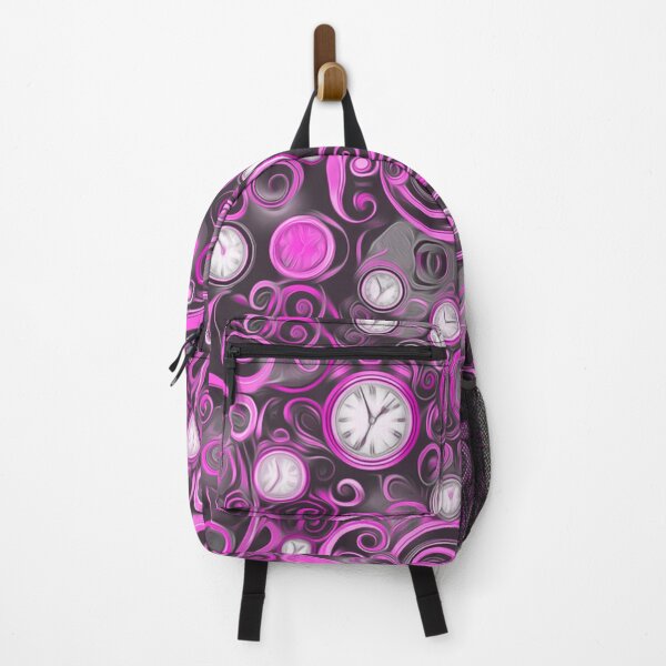 Item preview, Melted Clocks with Swirls - Pink Edition designed and sold by JoanNinjaHen.