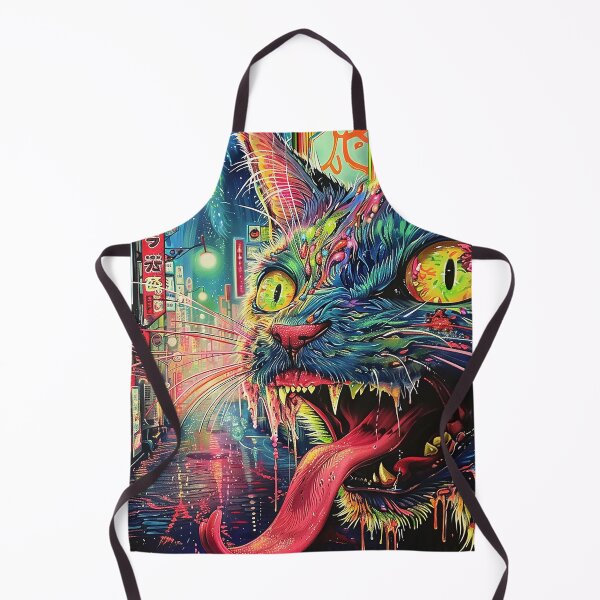 Item preview, Psychedelic Cats Art designed and sold by nomiraclehere.