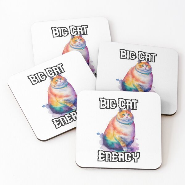 Item preview, Chubby Cat Vibes: Watercolor Motivation designed and sold by MillennialVibe.