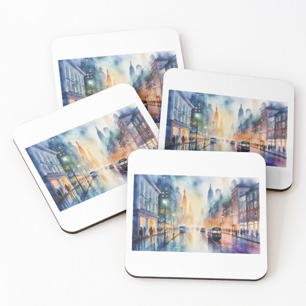 Item preview, Crystal City Whispers: A Watercolor Journey designed and sold by PanoramaPrints.