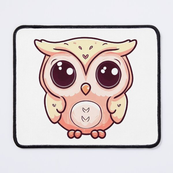 Item preview, Sweet Cute Little Kawaii Owl Cartoon Bird Pink Pet Tattoo Night Life Hug Me designed and sold by Cr320.