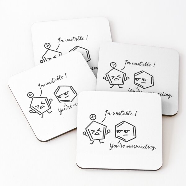 Item preview, You're Overreacting-Chemistry Puns designed and sold by ScienceCorner.