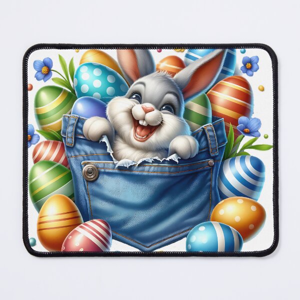 Item preview, Cute bunny in jeans! designed and sold by fribabywonder.