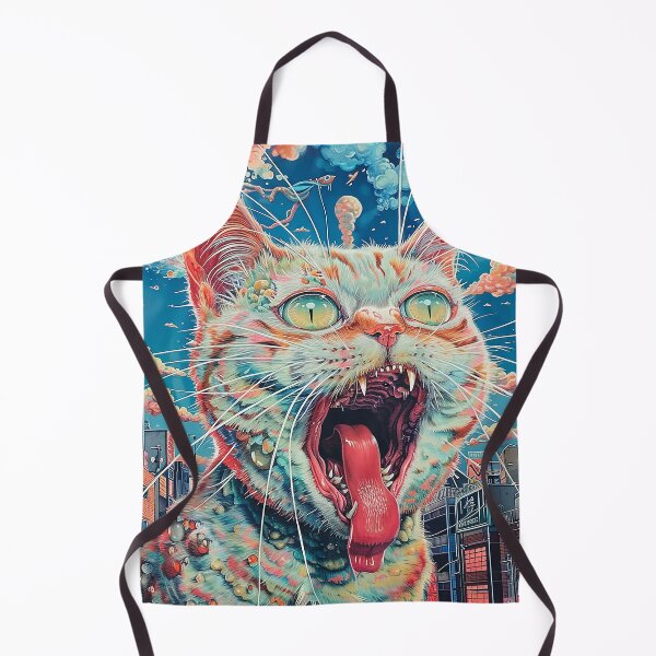 Item preview, Psychedelic Cats Art designed and sold by nomiraclehere.