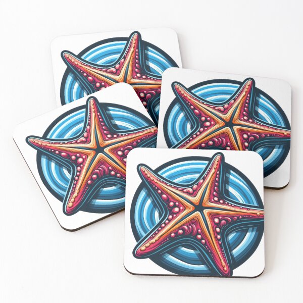 Item preview, starfish Funny animal emblem  designed and sold by Expressions-Sel.