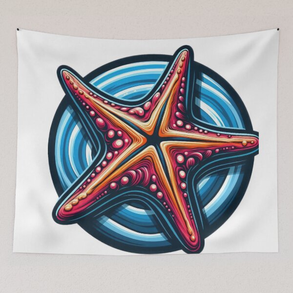 Item preview, starfish Funny animal emblem  designed and sold by Expressions-Sel.