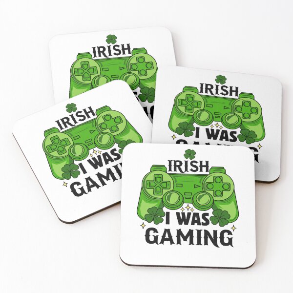 Item preview, Irish I Was Gaming Irish Gamer, Video Game St Patricks Day, Game Controller designed and sold by behindthefacts.