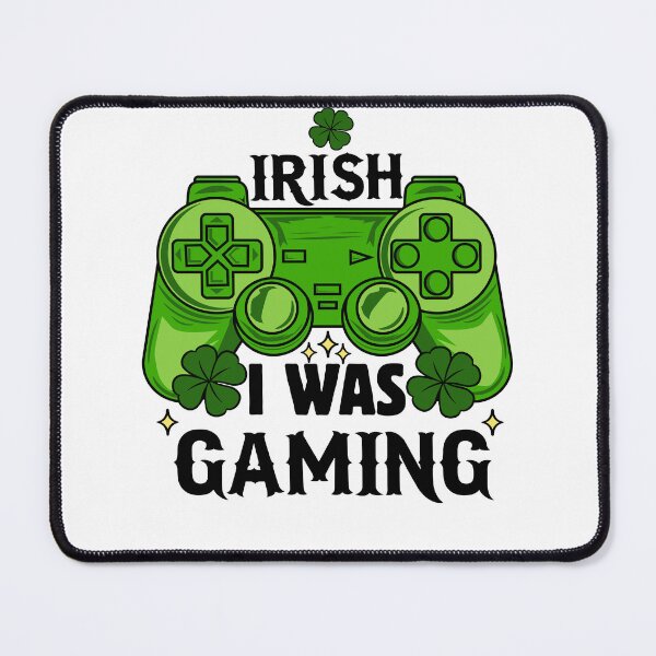 Item preview, Irish I Was Gaming Irish Gamer, Video Game St Patricks Day, Game Controller designed and sold by behindthefacts.
