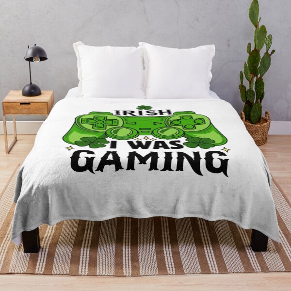 Item preview, Irish I Was Gaming Irish Gamer, Video Game St Patricks Day, Game Controller designed and sold by behindthefacts.