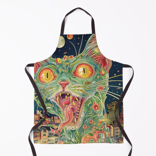 Item preview, Psychedelic Cats Art designed and sold by nomiraclehere.