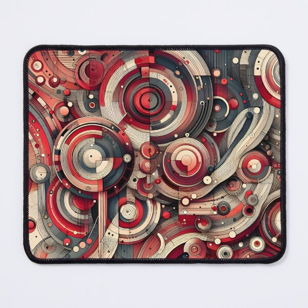Item preview, Red Abstract Circles Design designed and sold by Alessei.