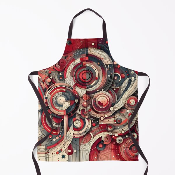Item preview, Red Abstract Circles Design designed and sold by Alessei.