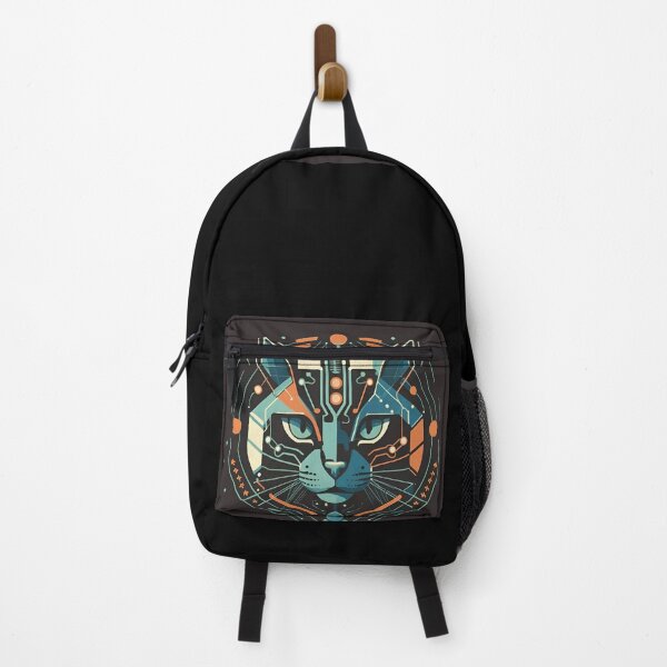 Item preview, Techno-Tabby: The Circuitry Cat Fusion series I designed and sold by GL!TCH LAB.