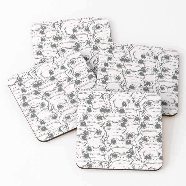 Item preview, Leapin Froggy Delight Black White designed and sold by Claudia S. Design.