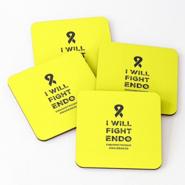 Item preview, Endo Warrior "I will fight Endometriosis", Endometriosis Awareness - Yellow Edition designed and sold by Adam Brooq.