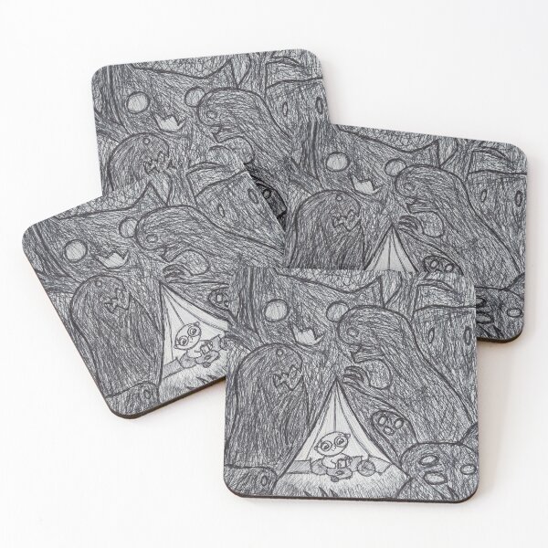 Item preview, The Monsters Outside designed and sold by OddlysArt.