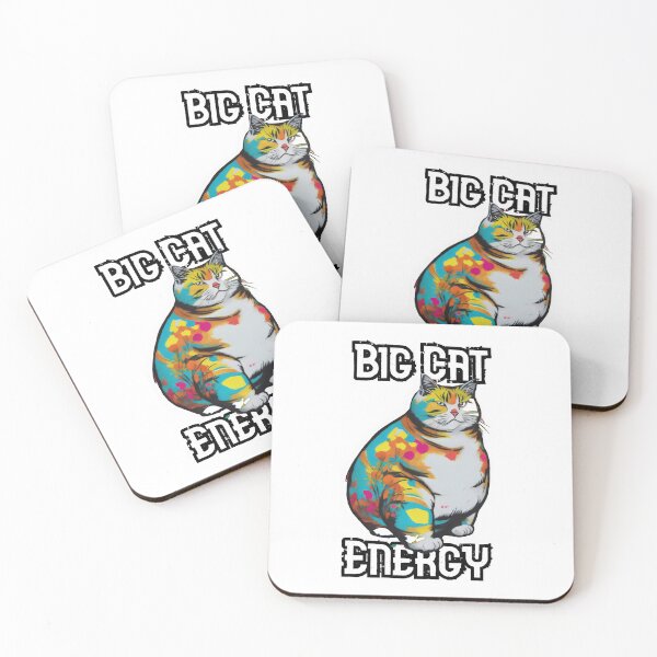 Item preview, Fat Cat Power: Pop Art Motivation designed and sold by MillennialVibe.