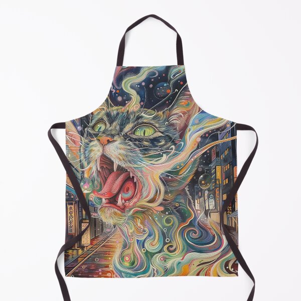 Item preview, Psychedelic Cats Art designed and sold by nomiraclehere.