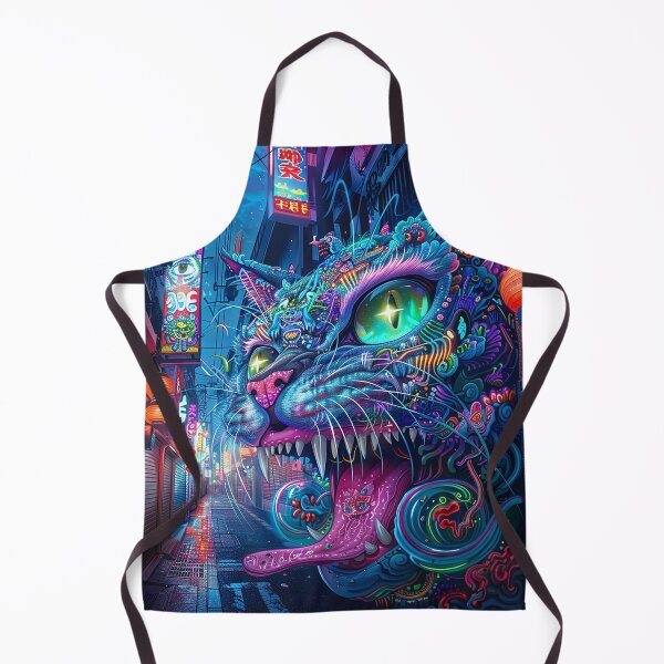 Item preview, Psychedelic Cats Art designed and sold by nomiraclehere.