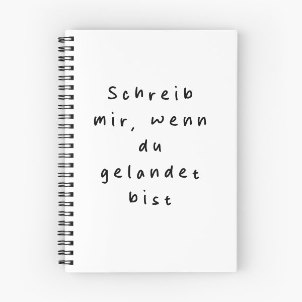 Item preview, Schreib mir, wenn du gelandet bist | Minimalist Style | Handwritten Font designed and sold by RM-Journey.