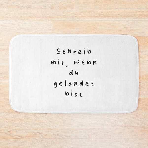 Item preview, Schreib mir, wenn du gelandet bist | Minimalist Style | Handwritten Font designed and sold by RM-Journey.